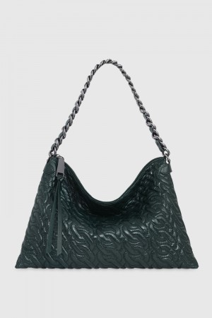 Rebecca Minkoff Chain Quilt Shoulder Bag Donna Borse A Tracolla Grigie | FAJKO-1534