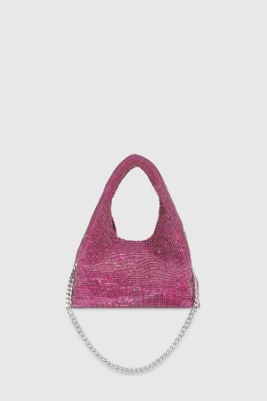 Rebecca Minkoff Crystal Mini Chain Carryall Donna Borse A Tracolla Rosa | CKVZM-8794