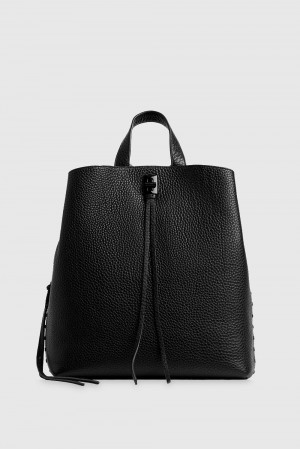 Rebecca Minkoff Darren Medium Backpack Donna Zaini Nere | LUGNI-8706
