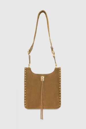 Rebecca Minkoff Darren Medium Feed Donna New Arrivals Arancioni | BJFOL-5264