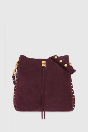 Rebecca Minkoff Darren Shoulder Bag Donna Borse A Tracolla Rosse Scuro | OTACL-1984