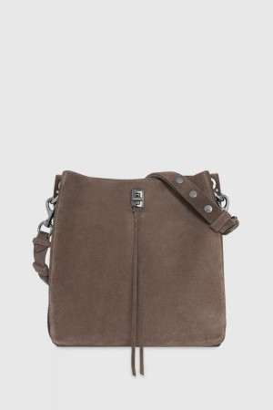 Rebecca Minkoff Darren Shoulder Bag Donna Borse A Tracolla Grigie | MUAEB-4238