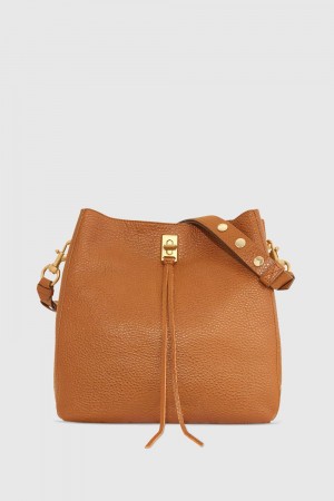 Rebecca Minkoff Darren Shoulder Bag Donna Borse A Tracolla Caramello | FJYSQ-9415