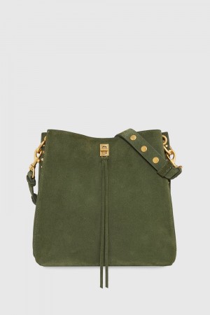 Rebecca Minkoff Darren Shoulder Bag Donna Borse A Tracolla Verde Oliva | XLNBE-2318