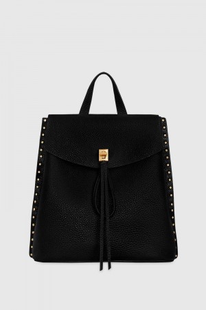 Rebecca Minkoff Darren Signature Backpack Donna Zaini Nere | KIJGS-6570