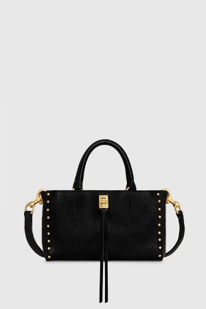 Rebecca Minkoff Darren Top Handle Crossbody Donna Borse Crossbody Nere | FZNKP-7415