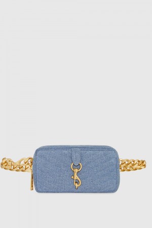 Rebecca Minkoff Edie Belt Bag Donna Marsupio Blu | SGJIC-7061