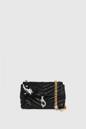 Rebecca Minkoff Edie Date Night Crossbody With Celestial Charms Donna Borse Crossbody Nere Colorate | SHYTZ-5893