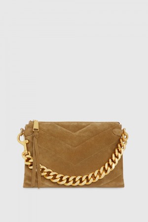 Rebecca Minkoff Edie Maxi Crossbody Donna Piccola Pelletteria Arancioni | LKGYN-1473