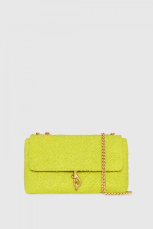 Rebecca Minkoff Edie Medium Crossbody Donna Borse Crossbody Chartreuse | CXASI-8536