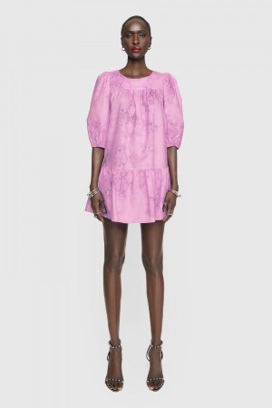 Rebecca Minkoff Felicity Dress Donna Vestito Corallo | CTUIG-6921