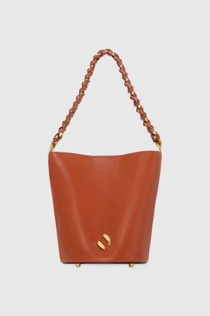 Rebecca Minkoff Infinity Bucket Donna Borse A Secchiello Marroni | TGHBS-1684