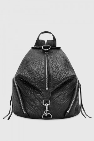Rebecca Minkoff Julian Backpack Donna Zaini Nere Argento | DVXPN-3068