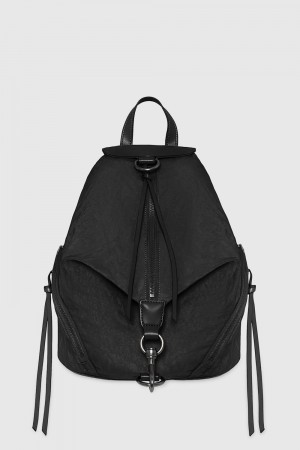 Rebecca Minkoff Julian Washed Nylon Backpack Donna Zaini Corallo | CDEQJ-6385