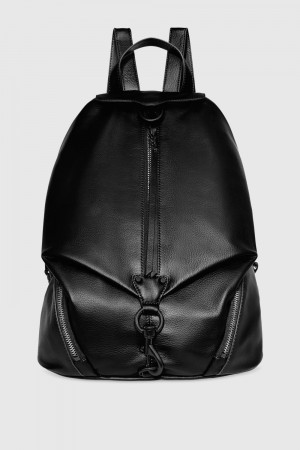 Rebecca Minkoff Jumbo Julian Backpack Donna Zaini Nere Nere | ZBGOP-7103