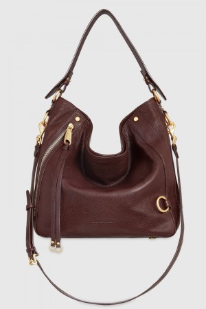Rebecca Minkoff M.A.B. Hobo Donna Borse A Tracolla Cigaro/Antique Brass | QRLWI-0283