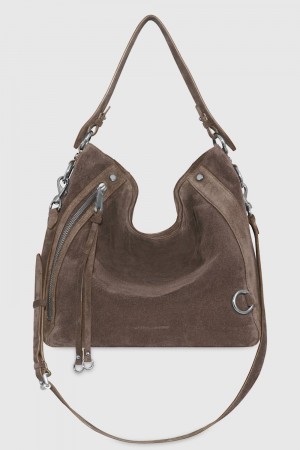 Rebecca Minkoff M.A.B. Hobo Donna Borse A Tracolla Grigie | YJXTH-7620