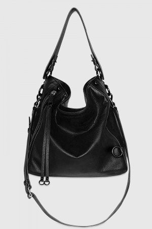 Rebecca Minkoff M.A.B. Hobo Donna Borse A Tracolla Nere Nere | BKGPD-6509