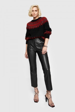 Rebecca Minkoff Madelyn Pants Donna Pantaloni Nere | XJYZG-4195