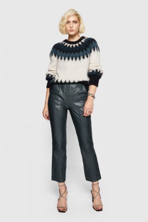 Rebecca Minkoff Madelyn Pants Donna Pantaloni Verde Acqua | VELIS-4830