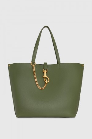 Rebecca Minkoff Megan Large Tote Donna Borse Tote Verde Oliva | DMRIY-0738