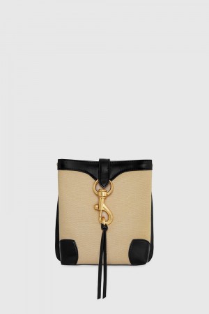 Rebecca Minkoff Megan Mini Feed Donna Borse Crossbody Nere | WQYJI-8142
