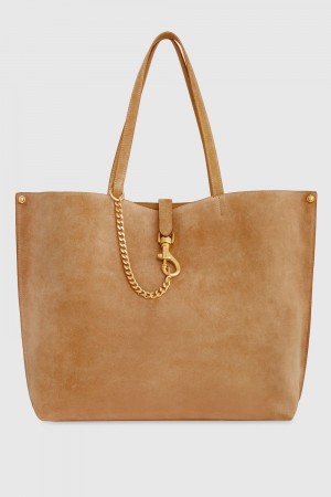 Rebecca Minkoff Megan Soft Large Tote Donna Borse Tote Marroni | TZWXY-5973