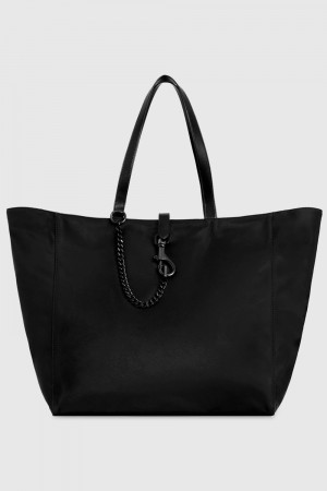 Rebecca Minkoff Megan Weekender Tote Donna Borse Tote Nere Nere | GSUFX-4761