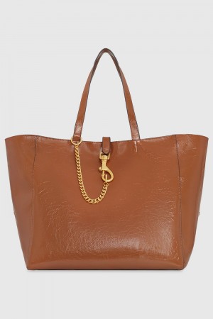 Rebecca Minkoff Megan Weekender Tote With Travel Sleeve Donna Borse Tote Caramello | ZOCDU-3795