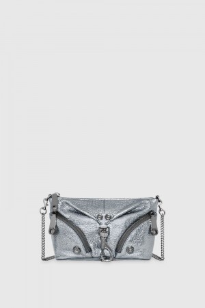 Rebecca Minkoff Mini Julian Crossbody Donna Borse Crossbody Grigie Scuro | EVNBP-1960