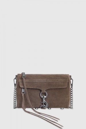 Rebecca Minkoff Mini M.A.C. Donna Borse Crossbody Grigie | GQFYE-1624