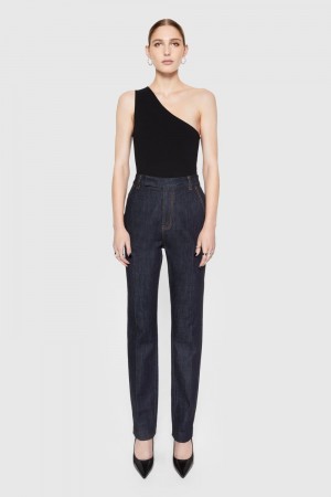 Rebecca Minkoff Penny Hi-Rise Jean Donna Pantaloni Blu Profondo | XIEQV-0796