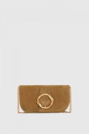 Rebecca Minkoff Snake Ring Crossbody Donna Borse Crossbody Arancioni | WRDCI-6041