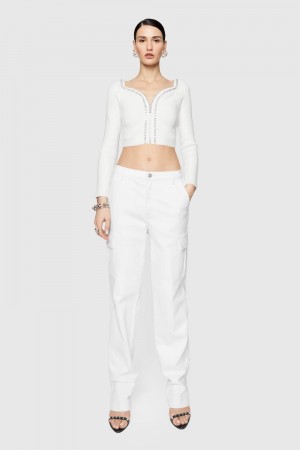 Rebecca Minkoff Stevie Cargo Pant Donna Pantaloni Lavaggio | AVBMF-8265