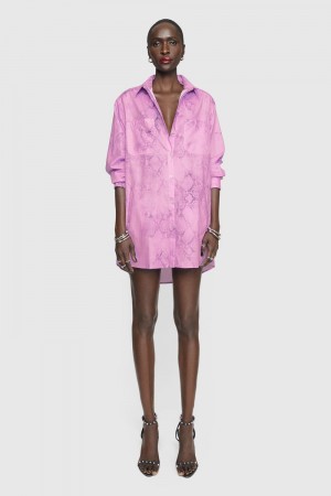 Rebecca Minkoff Tori Dress Donna Vestito Corallo | JPANW-9036