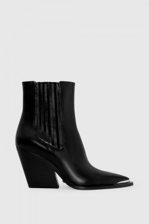 Rebecca Minkoff West Bootie Donna Stivali Nere | VDEGW-6379