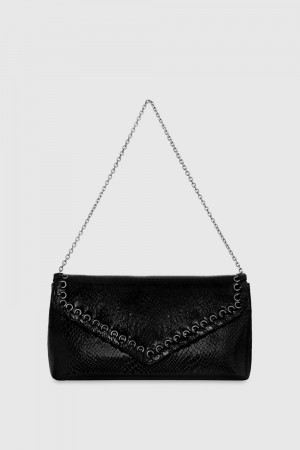 Rebecca Minkoff Whip Clutch Donna Pochette Nere | CGSXI-6283