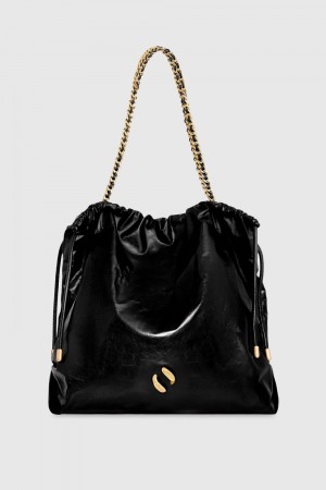 Rebecca Minkoff Zero Gravity Medium Tote Donna Borse Tote Nere | TVNOI-2461